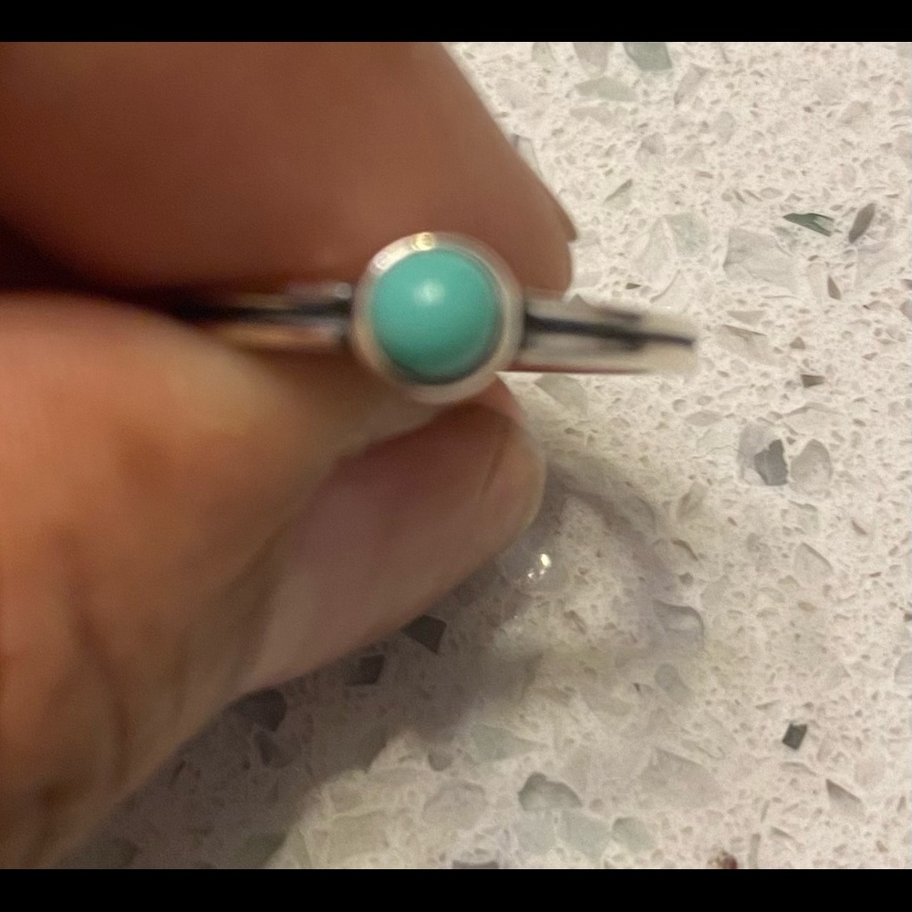 James Avery retired tiny turquoise ring